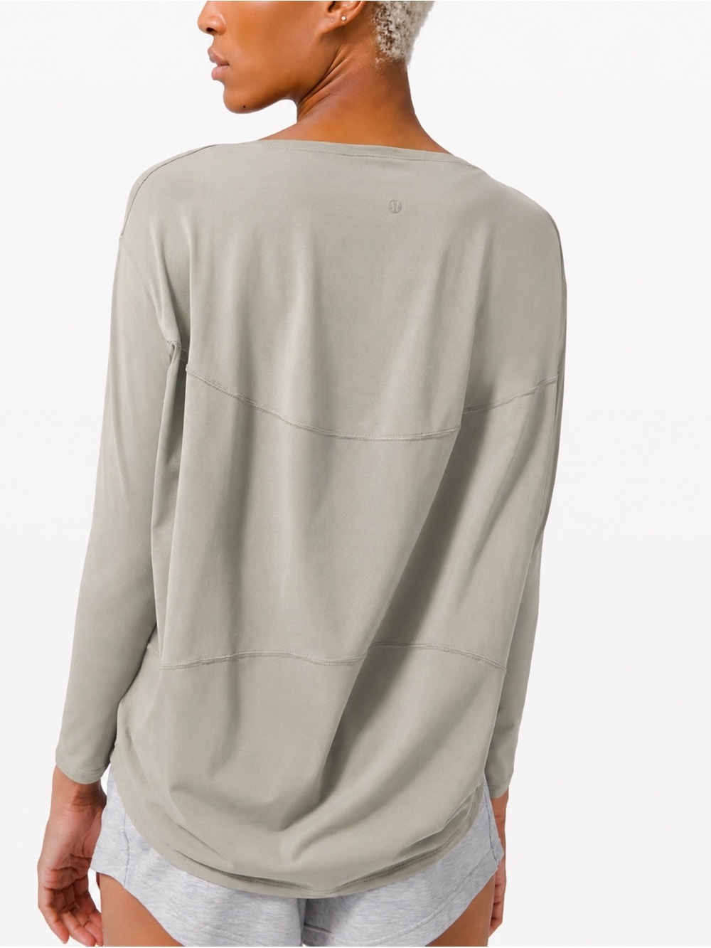 lululemon athletica Back In Action Long-Sleeve Top in Sage